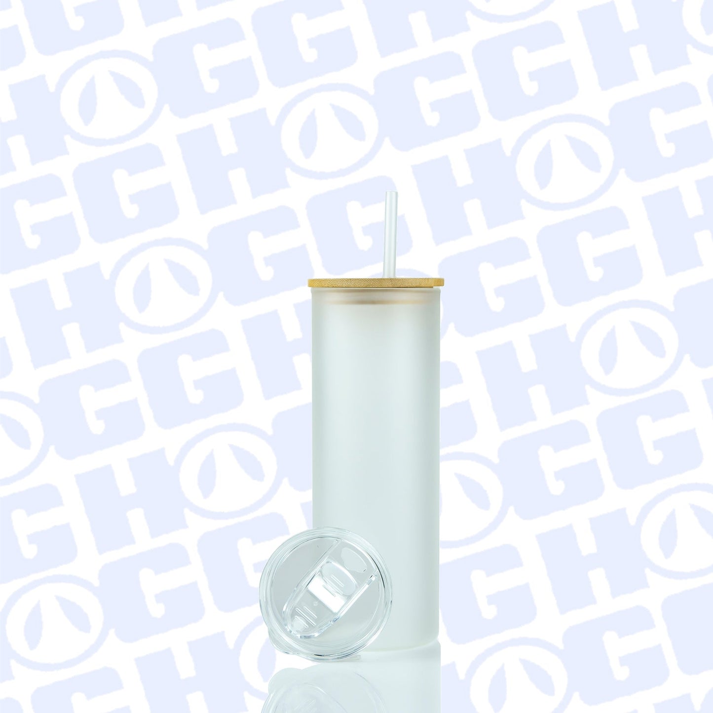 20oz SUBLIMATABLE MATTE GLASS SKINNY DUO TUMBLER