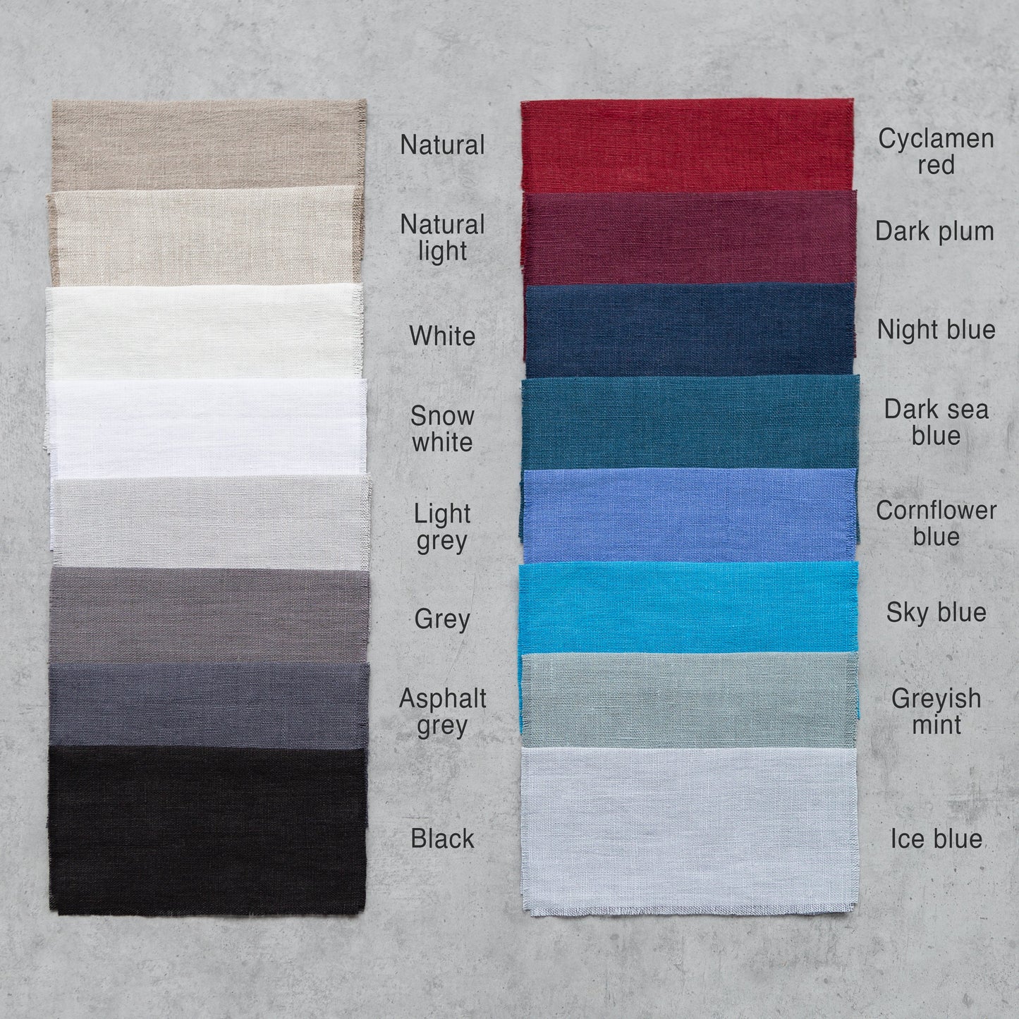 Greyish Mint linen table runner